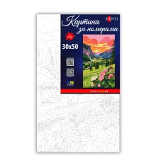 Картина по номерам SANTI Долина цветов 30х50 см купить в интернет магазине подарков ПраздникШоп
