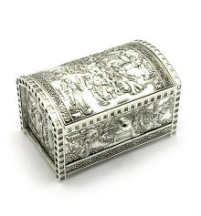 Шкатулка металл с зеркальцем (15×9×9.5 см) купить в интернет магазине подарков ПраздникШоп