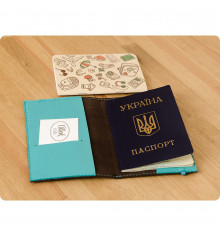 Обложка для паспорта 1.0 Орех-тиффани купить в интернет магазине подарков ПраздникШоп