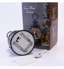 Фонарь Новогодний LED музыкальный 21см 1293804 на батарейках и USB купить в интернет магазине подарков ПраздникШоп