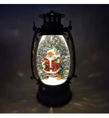 Фонарь Новогодний LED музыкальный 23 см 13390 на батарейках и USB купить в интернет магазине подарков ПраздникШоп