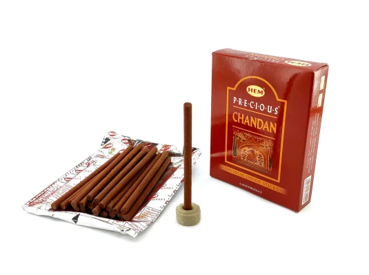 Precious Chandan Dhoop (Драгоценный Сандал) безосновное благовоние 60 г MRP купить в интернет магазине подарков ПраздникШоп