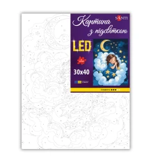 Картина по номерам SANTI Звездная колыбельная 30х40см LED подсветка купить в интернет магазине подарков ПраздникШоп