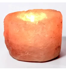 Подсвечник соляной 0.25кг (Natural) (Гималайская соль) купить в интернет магазине подарков ПраздникШоп