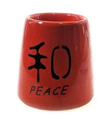 Аромалампа керамічна «Peace» (10.5×10.5×10.5 см) купить в интернет магазине подарков ПраздникШоп