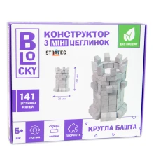 Строительный набор для творчества из мини-кирпичиков BLOCKY Круглая башня (31024) купить в интернет магазине подарков ПраздникШоп