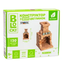 Строительный набор для творчества из мини-кирпичиков BLOCKY Камин (31025) купить в интернет магазине подарков ПраздникШоп