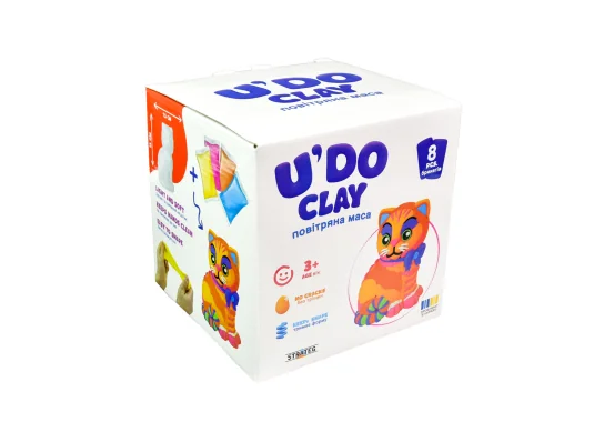Набор для творчества "Котик U'DO Clay" (30747) купить в интернет магазине подарков ПраздникШоп