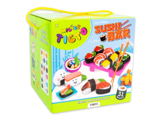 Набор для творчества Мистер тесто Sushi Bar на украинском языке (41013) купить в интернет магазине подарков ПраздникШоп