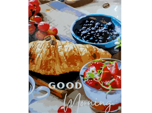 Картина по номерам ПРЕМИУМ Good Morning с лаком размером 40х50 см (SY6880) купить в интернет магазине подарков ПраздникШоп
