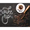 Картина по номерам ПРЕМИУМ Wake up на черном фоне размером 40х50 см (AH1171-19)