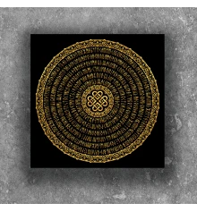 Картина "Семья" суггестивная мандала размером 40х40 см (2 Mandala (family)) купить в интернет магазине подарков ПраздникШоп