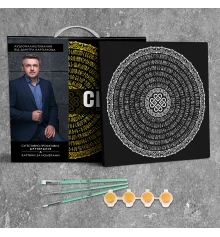 Картина "Семья" суггестивная мандала размером 40х40 см (2 Mandala (family)) купить в интернет магазине подарков ПраздникШоп