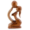 Статуэтка «Влюбленные» дерево (19.5×9.5×3 см)