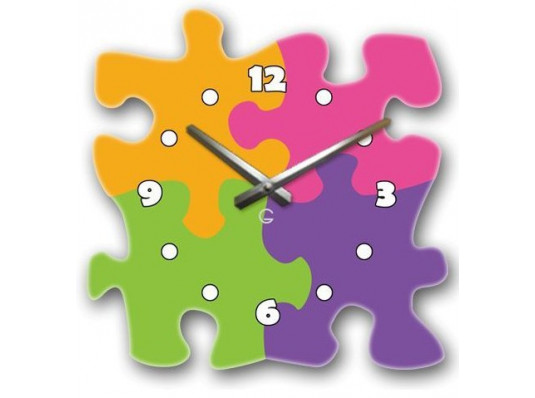 Часы современные Puzzle купить в интернет магазине подарков ПраздникШоп