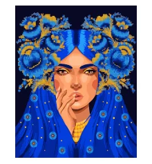 Картина по номерам с алмазной мозаикой SANTI Украинская красавица 40*50 см ©pollypop92 купить в интернет магазине подарков ПраздникШоп