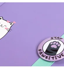 Дневник школьный Yes Pawsitive с набором значков А5 40 листов твердый купить в интернет магазине подарков ПраздникШоп