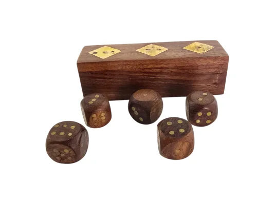 Кости игральные розовое дерево (12.8×4.2×4.2 см) купить в интернет магазине подарков ПраздникШоп