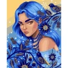Картина по номерам SANTI Ледяная красавица 40*50 см метал. краски ©pollypop92
