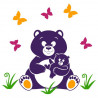 Виниловая наклейка детская Bear