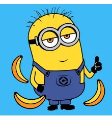 Картина по номерам SANTI Minion 25*25 см купить в интернет магазине подарков ПраздникШоп