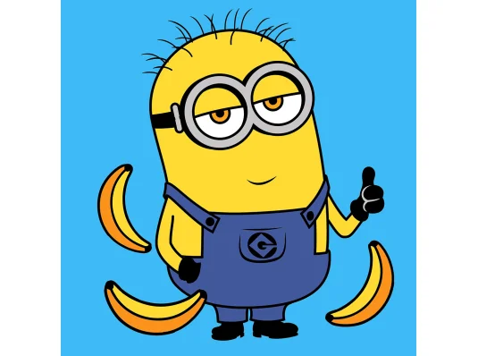 Картина по номерам SANTI Minion 25*25 см купить в интернет магазине подарков ПраздникШоп