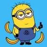 Картина по номерам SANTI Minion 25*25 см