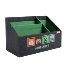 Органайзер настольный Yes Minecraft 3 отделения картон купить в интернет магазине подарков ПраздникШоп