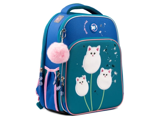 Рюкзак школьный каркасный Yes Dandelion Cats S-78 купить в интернет магазине подарков ПраздникШоп