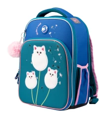 Рюкзак школьный каркасный Yes Dandelion Cats S-78 купить в интернет магазине подарков ПраздникШоп