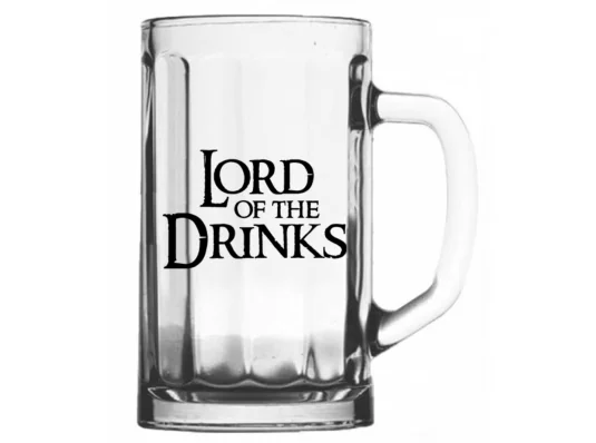 Пивной бокал "Lord of the drinks" купить в интернет магазине подарков ПраздникШоп