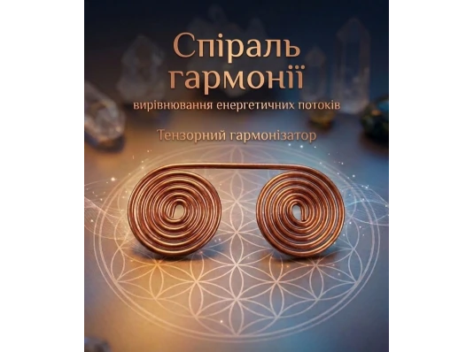 Тензорный гармонизатор «Спираль Гармонии» (6×3 см) купить в интернет магазине подарков ПраздникШоп