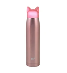 Термос YES Pink Cat купить в интернет магазине подарков ПраздникШоп