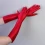 Перчатки стрейч эластан 40см (красные) купить в интернет магазине подарков ПраздникШоп
