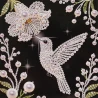 Картина с жемчужинами Колибри и нектар 30х30 (ZZH3030-5)
