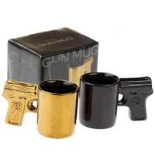 Чашка - пистолет - комплект 2 шт. купить в интернет магазине подарков ПраздникШоп