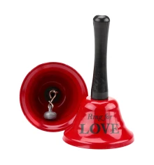 Колокольчик LOVE без коробки (красный) купить в интернет магазине подарков ПраздникШоп