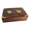 Скринька для карт палісандр (15.3×11.5×4 см)