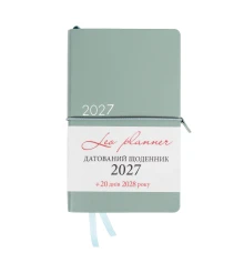 Ежедневник Leo Planner Glory 12х20 см датированный 2027 мягкий фисташковый 352 страницы купить в интернет магазине подарков ПраздникШоп