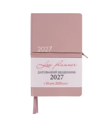 Ежедневник Leo Planner Glory 12х20 см датированный 2027 мягкий розовый 352 страницы купить в интернет магазине подарков ПраздникШоп