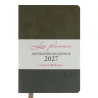 Ежедневник Leo Planner Velvet A5 датированный 2027 мягкий темно-зеленый 368 страниц