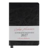 Ежедневник Leo Planner Status A5 датированный 2027 твердый черный 368 страниц