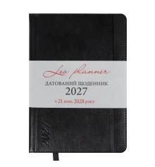 Ежедневник Leo Planner Legacy A5 датированный 2027 твердый черный 368 страниц купить в интернет магазине подарков ПраздникШоп