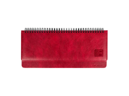 Планинг настольный Leo Planner Persona 30х14 см датированный 2027 бордовый 128 страниц купить в интернет магазине подарков ПраздникШоп