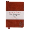 Ежедневник Leo Planner Case А5 датированный 2027 интегральный коричневый 368 страниц