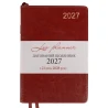 Ежедневник Leo Planner City А5 датированный 2027 твердый коричневый 368 страниц