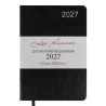 Ежедневник Leo Planner City А5 датированный 2027 твердый черный 368 страниц