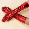 Перчатки стрейч атлас 40см (красные)