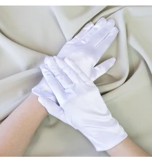 Перчатки стрейч эластан 20см (белые) купить в интернет магазине подарков ПраздникШоп