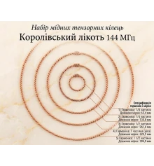 Тензорные кольца набор «Королевский локоть» (5 колец купить в интернет магазине подарков ПраздникШоп